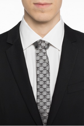 Logo-embroidered tie, zdjęcie 2 Logo-embroidered tie od Moschino